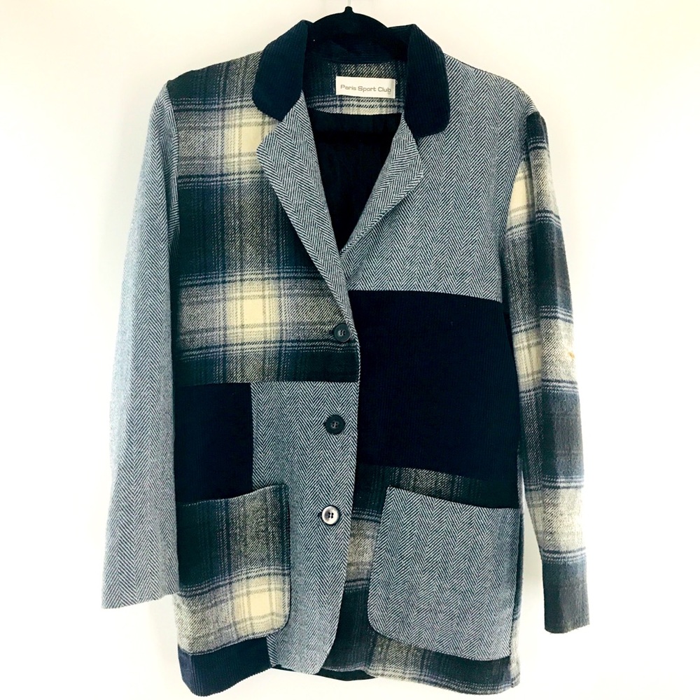 VTG Paris Sport Club Women’s Patchwork Blazer